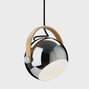 DC hanglamp, chroomkleurig, Ø 18 cm, metaal Halo Design - Eetkamer - Designer - 1 lamp