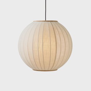 BALLOON hanglamp, Ø 50 cm, crème, textiel Halo Design - Eetkamer - Designer - Stof - 1 lamp