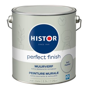 Histor Perfect Finish Muurverf - Mat - Gull Feather - 2,5l