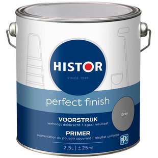 Histor Perfect Finish Primer - Muur - Grijs - 2,5l