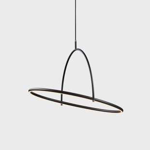 TILT LED hanglamp, Ø 60 cm, zwart, stepdim Halo Design - Eetkamer - Designer - Metaal - 1 lamp
