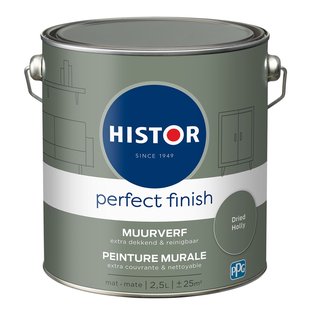 Histor Perfect Finish Muurverf - Mat - Dried Holly - 2,5l