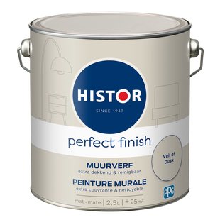 Histor Perfect Finish Muurverf - Mat - Veil Of Dusk - 2,5l