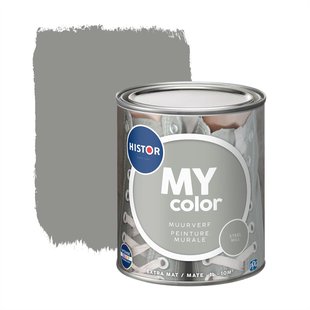 Histor My Color Muurverf - Extra Mat - Steel Mill - 1l