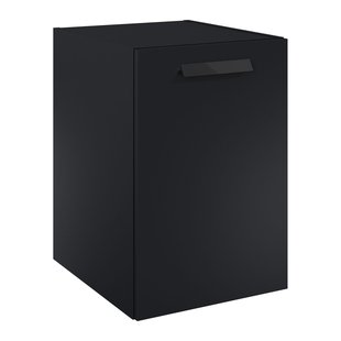 Elita Wastafelonderkast Ness 40cm - Zwart Mat - Met 1 Deur - 40x62,5x22cm