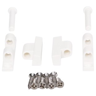 Cando Scharnierenset - Kunststof - Wit