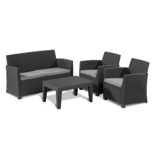 Keter Balkon Loungeset Mia Grafiet