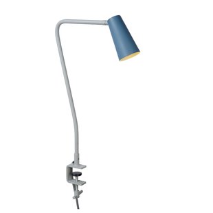 Lucide Klemlamp Kinderkamer Bastin Blauw Gu10