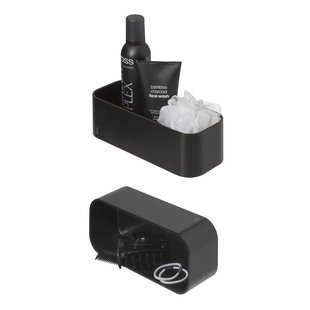 Tiger 2-store Wandrekje/douchemandje 25 Cm Zwart