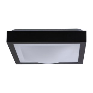 Corep Plafondlamp Square Zwart E27