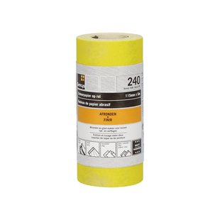 Sencys Schuurrol Geel A/o 115mm X 5m P240