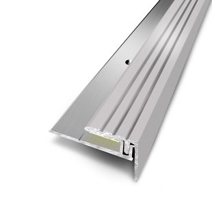 3m Trapneus Aanpasbaar Natuurlijk Aluminium 25mmx24mm/95cm