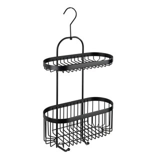 Wenko Doucherek Tweelaags Classic Plus Zwart 26,5x47x12,5cm