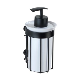Wenko Zeepdispenser Classic Plus Zwart 9x16,5x8cm