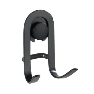 Wenko Wandhaak Classic Plus Zwart 2 Stuks