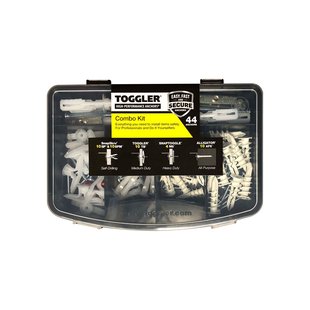 Toggler Plug Voor Holle Wand Assortimentsdoos Plastic - 88 Stuks