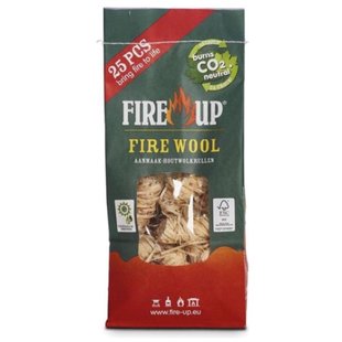 Fire-up Aanmaakhoutwol Barbecue– 25 Stuks