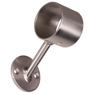 Cando Trapleuninghouder Rotterdam - Rvs-look - 2 Stuks