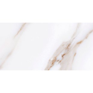 Vloertegel Calacatta Gold - Marmerlook - Goud - 32x62,5cm - 1m²