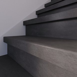 Cando Traprenovatie Stootbord - Beton Antraciet - 130x20cm - 3 Stuks