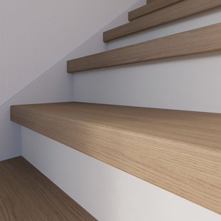 Cando Traprenovatie Stootbord - Wit - 130x20cm - 3 Stuks