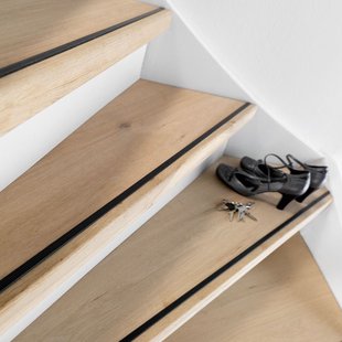 Cando Traprenovatie Overzettrede - Eiken Toplaag - Onbehandeld - Antislip - 100x30cm