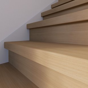 Cando Traprenovatie Overzettrede - Beige Eiken - Laminaat - 100x30cm