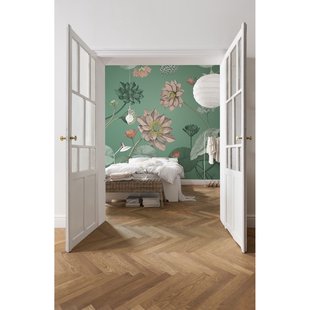 Fotobehang Blissful - Groen - 2,50m X 200cm