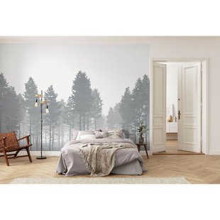 Fotobehang Nebula - Groen - 2,50m X 350cm