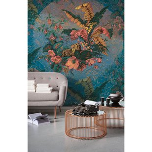 Fotobehang Blue Orient - Meerkleurig - 2,70m X 200cm