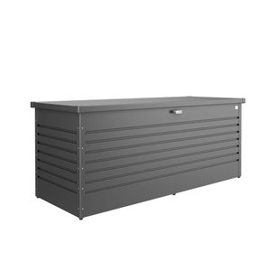 Biohort Kussenbox Hobbybox 200 - Metaal - Donkergrijs Metallic - 201x79x83cm