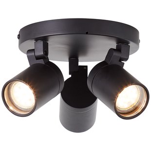 Aquavive Plafondspot Irminio Zwart ⌀19cm 3xgu10 5w