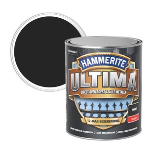 Hammerite Metaallak Ultima Hoogglans Zwart 750ml