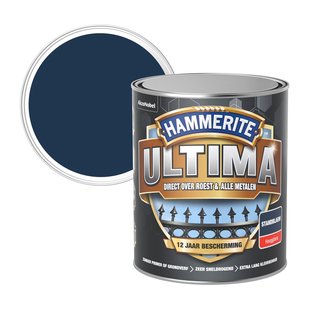 Hammerite Metaallak Ultima Hoogglans Standblauw 750ml