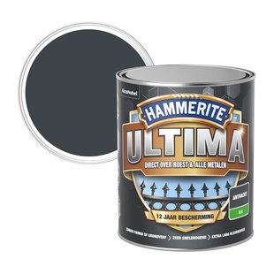 Hammerite Metaallak Ultima Mat Antraciet 750ml