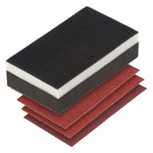 Wolfcraft Handschuurset Fijn + Middel