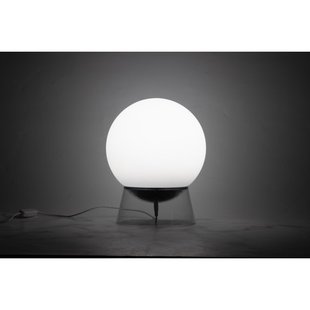 Lutec Connect Tafellamp Globe Zwart Led Wit En Gekleurd Licht ⌀20cm