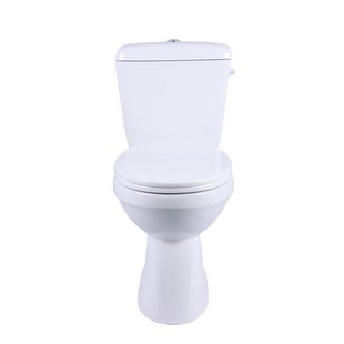 Aquavive Ippari Duoblok Toilet Met Softclose Toiletzitting - Pk - Wit