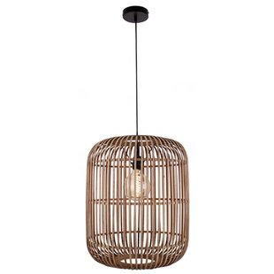 Brilliant Hanglamp Woodrow Bruin ⌀45cm E27