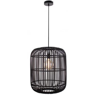 Brilliant Hanglamp Woodrow Zwart Ø45cm E27