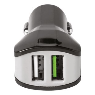 Celly Autolader Turbo 2 Usb's 3.4a Zwart