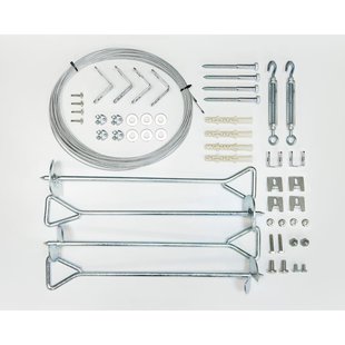 Palram - Canopia | Tuinkas Verankeringspakket Zilver