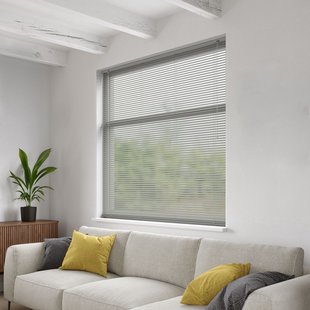 Decosol Jaloezie Horizontaal Aluminium Donkergrijs 25mm 60x180cm