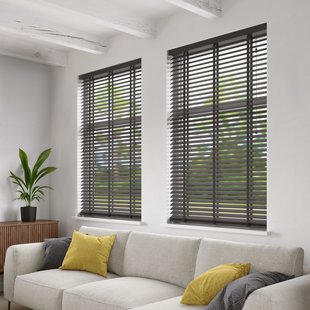 Decosol 962 Jaloezie Horizontaal Deluxe Hout Donkerbruin 100x220cm