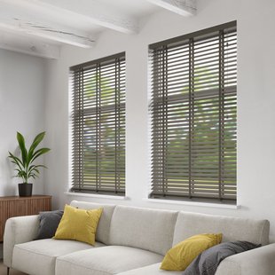 Decosol Jaloezie Horizontaal Hout 946 Taupe 60x220cm