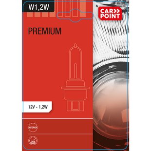 Carpoint Autolamp Premium 12v 1,2w - 2 Stuks