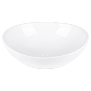 Aquavive Opzet Waskom Paglia 41x33x15cm | Keramiek Wit | Ovaal