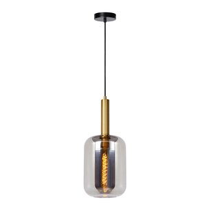 Lucide Hanglamp Joanet - Gerookt Glas - E27