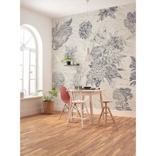 Fotobehang Botanical Papers - Bruin - 2,80m X 400cm