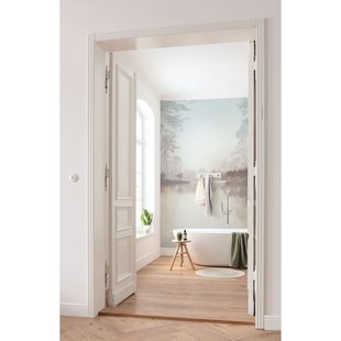 Fotobehang Tropical Lake - Meerkleurig - 2,80m X 200cm